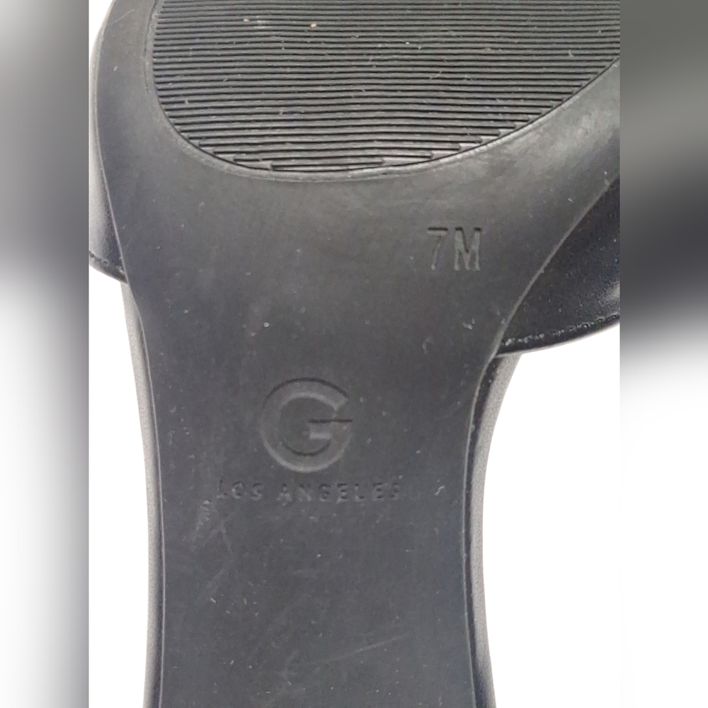 GBG Sandals Black 6 In Heel. EUC - Picture 5 of 9